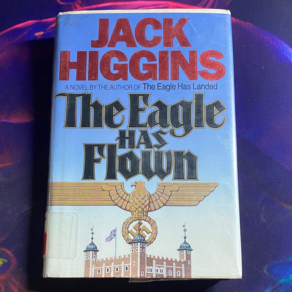 Jack Higgins 'The Eagle Has Flown' Coffee Table Book - Blue and Gold